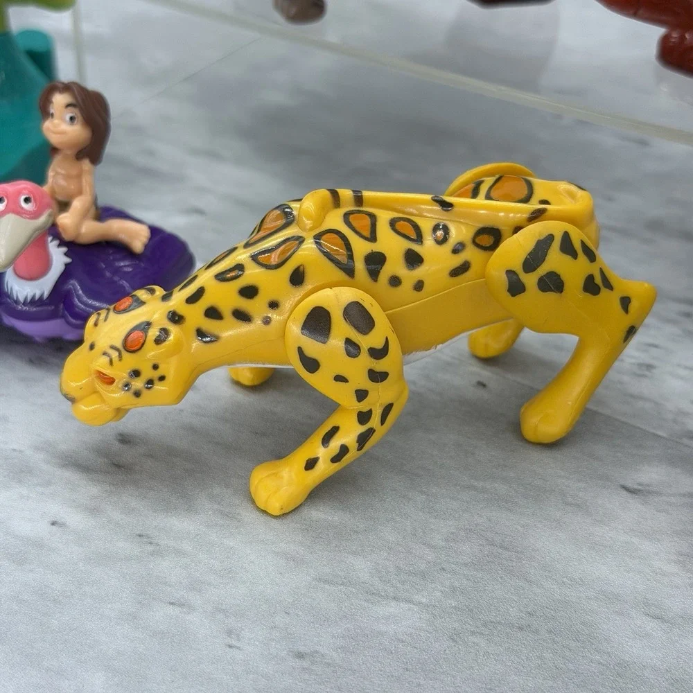 2000 Disney's Tarzan Happy Meal Chain Reaction Jungle Toys Sabor Lot Of 5